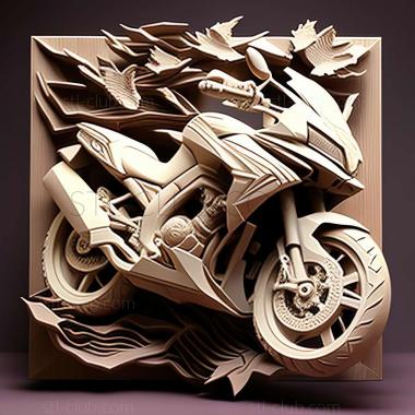 3D мадэль Kawasaki Versys 2010 (STL)